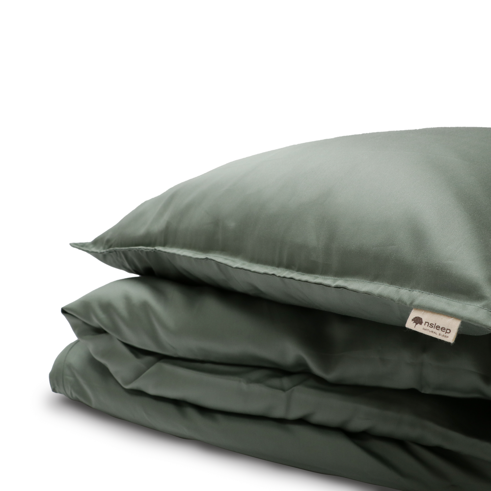 TENCEL™ voksen sengetøj 140 x 220 cm - Forrest Green