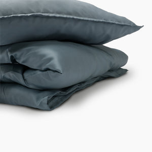 TENCEL™ voksen sengetøj 140 x 220 cm - Dusty Blue